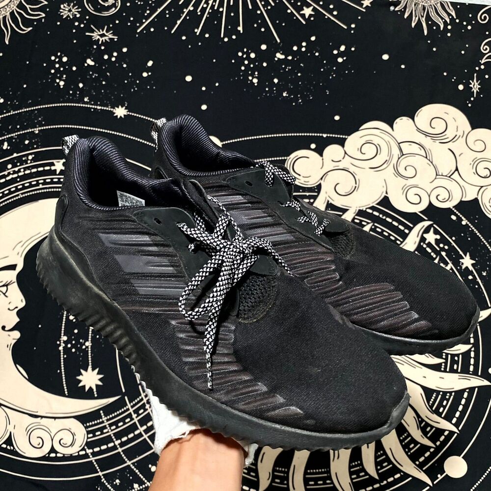 Adidas Alphabounce B42653 Athletic Sneaker Men's 10 Black Running Gym & Training
